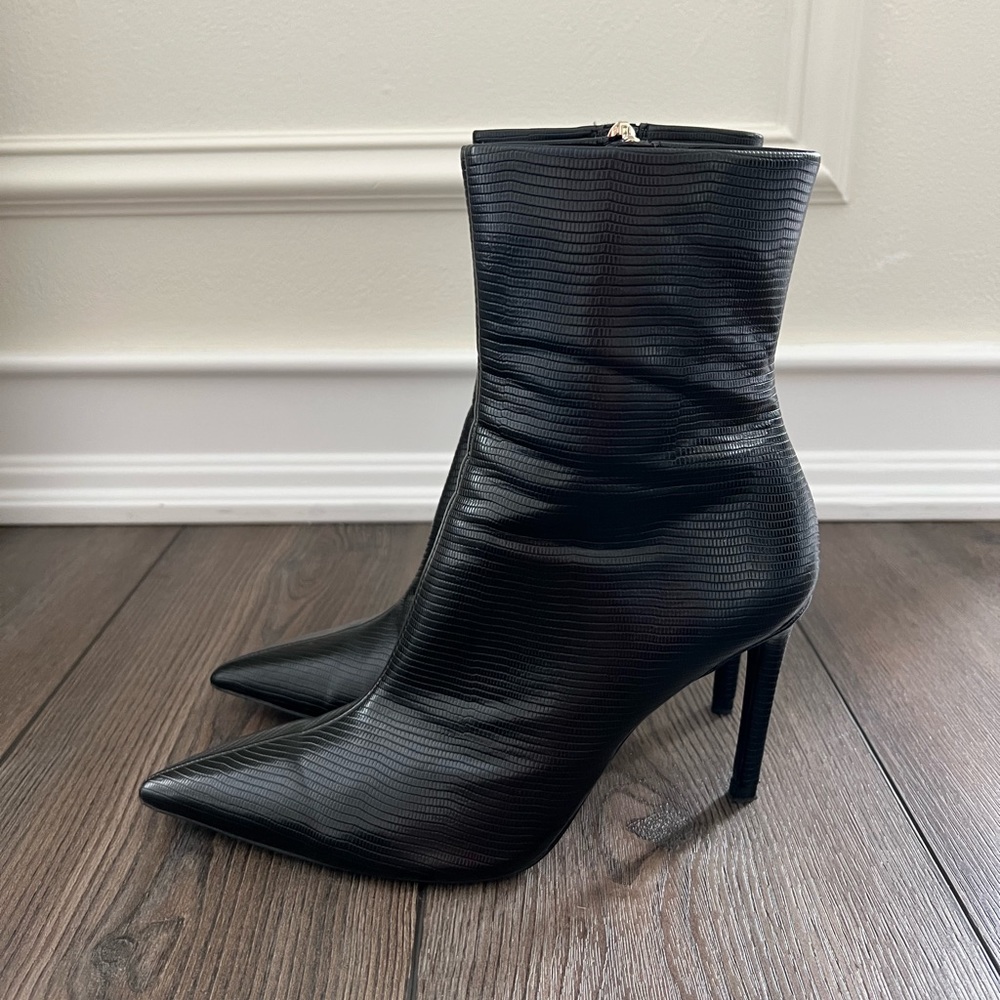 Zara ankle boots black